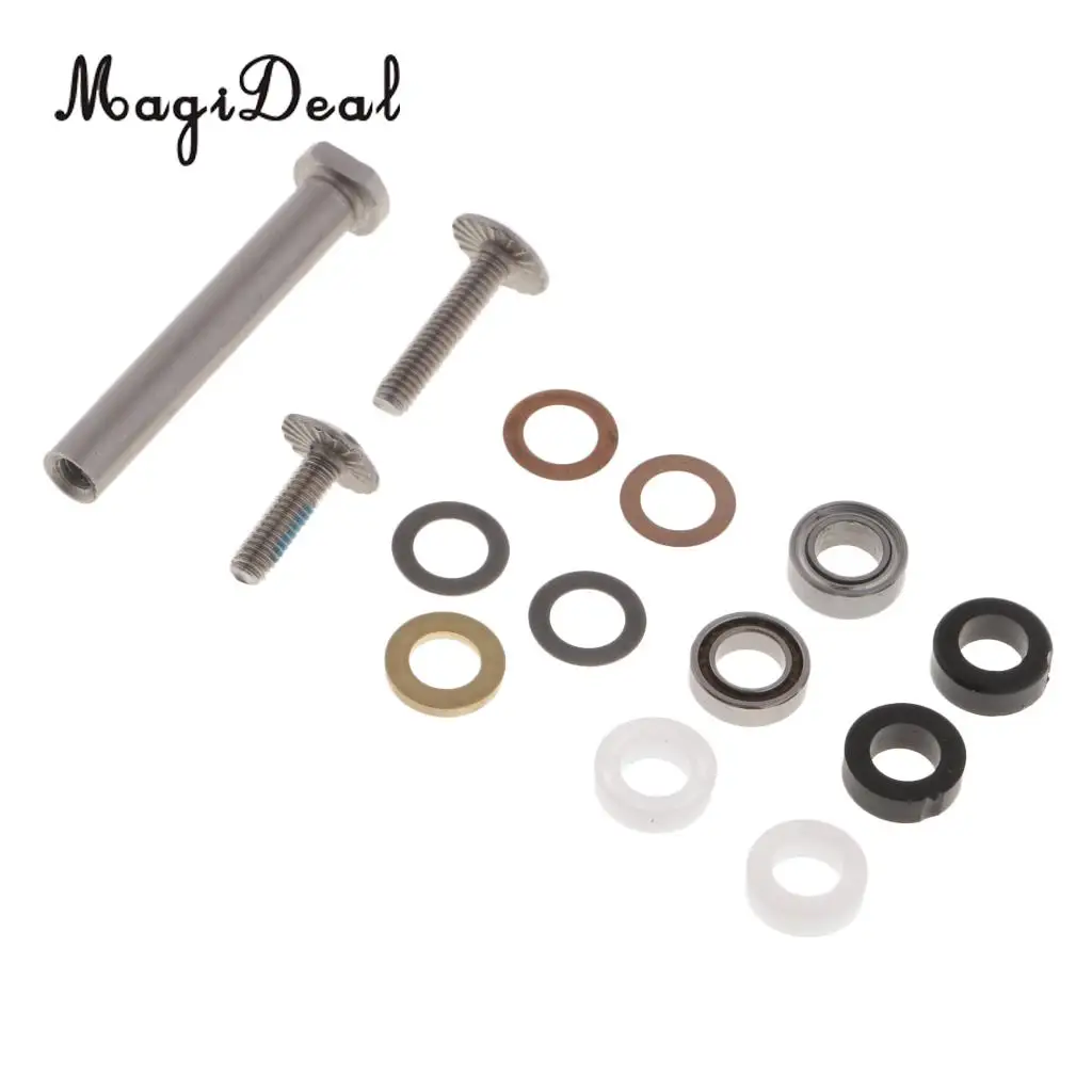 1 Set Fishing Reel Handle Accessories Fishing Handle Knob Tool Components Bearing Washers 4 x 7mm for Reel Repair DIY