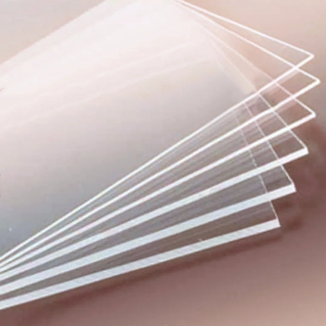 JX-LCLYL 1 Sheet 60mm X 67mm X 4mm New Small Cutting Plates Very Light Tint Compatible Spellbinder Sapphire