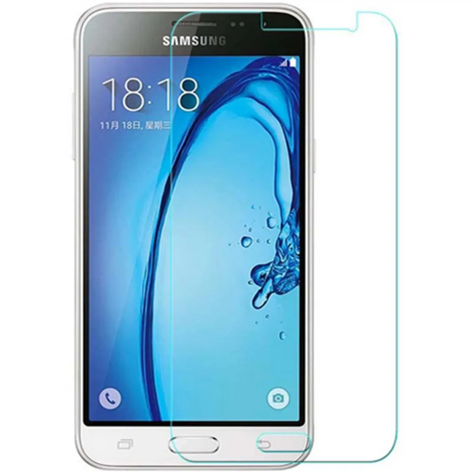 واقي للشاشة طبقة رقيقة واقية ل samsung galaxy J3 J5 J7 2017 2016 الزجاج المقسى ل samsung galaxy A3 A5 A7 2017 2016