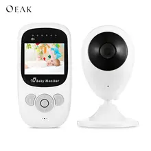 Oeak 2,4 дюймов беспроводной видео цветной Детский Монитор детская няня камера вечерние температурные мониторы