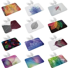 3D лист печати Нескользящие коврики для кухни Стиль растения гостиная супер мягкий ковер при входе двери водопоглощающий коврик