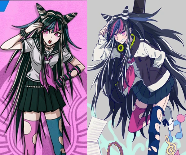

New Danganronpa Mioda Ibuki Cosplay Wigs 100cm Long Heat Resistant Synthetic Hair Perucas Cosplay Wig + Wig Cap