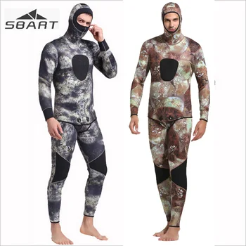 

Sbart Mens Wetsuit Neoprene Camouflage 3mm Underwater Hunting Spearfishing Scuba Diving Suit Thermal Anti-scratch Diving Clothes