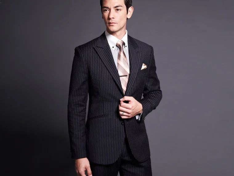 Tailor Made Slim Fit Stripes Suits for Men Wedding Single Breasted Suit Custom Mens 2 piece Blazers GS11 | Мужская одежда