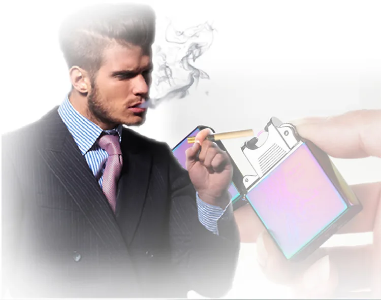 Usb Chargeing Cigarette Lighter Plasma Electronic Arc Lighters Cigarettes Smoke Tobacco Hookah Windproof Men Lighter