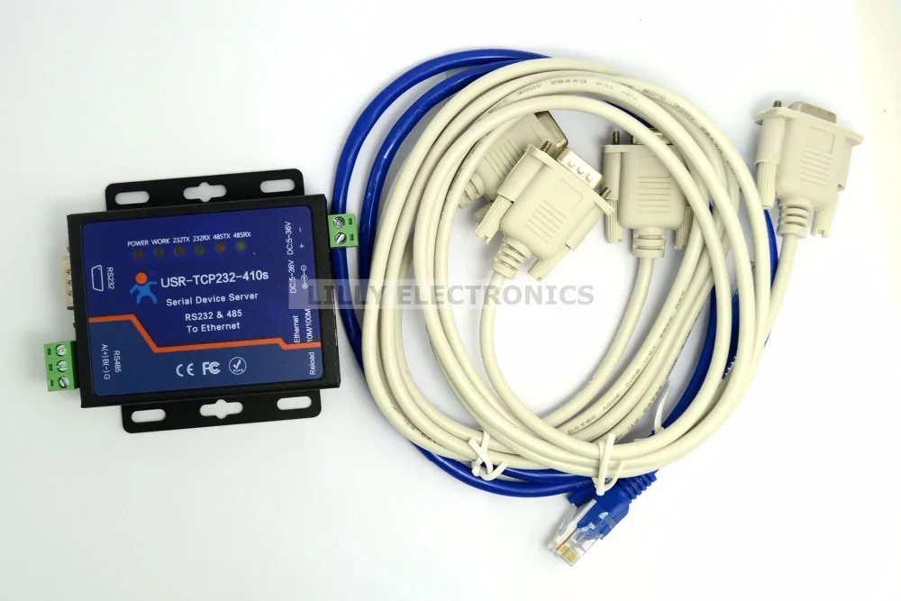 USR TCP232 410S RS232 RS485 к TCP/IP конвертер Ethernet последовательное устройство сервера Modbus