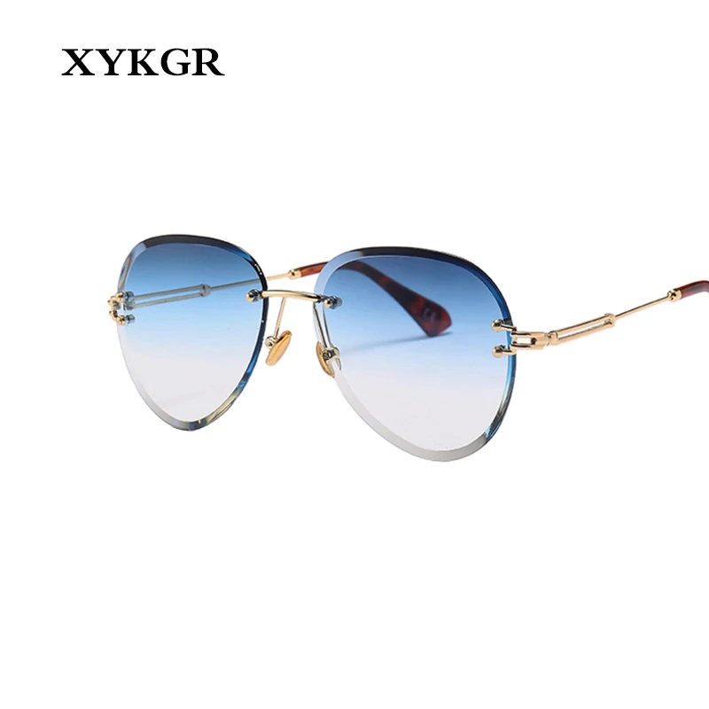 XYKGR Новые Круглые Солнцезащитные очки женские брендовые дизайнерские градиентные солнцезащитные очки женские модные солнцезащитные очки UV400 очки