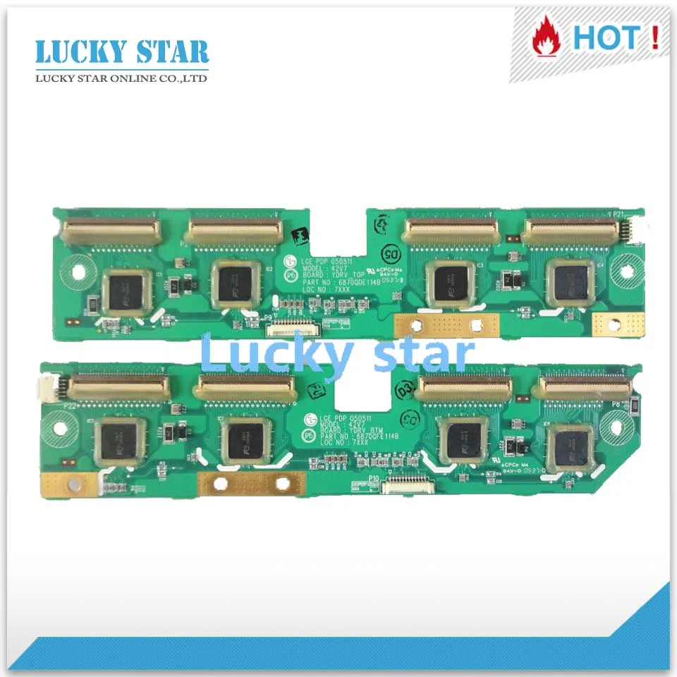 A pair 95% new High-quality original for Buffer Board 42V7 buffer board 6870QDE014B 6870QFE114B A pair 95% new High-quality original for Buffer Board 42V7 buffer board 6870QDE014B 6870QFE114B