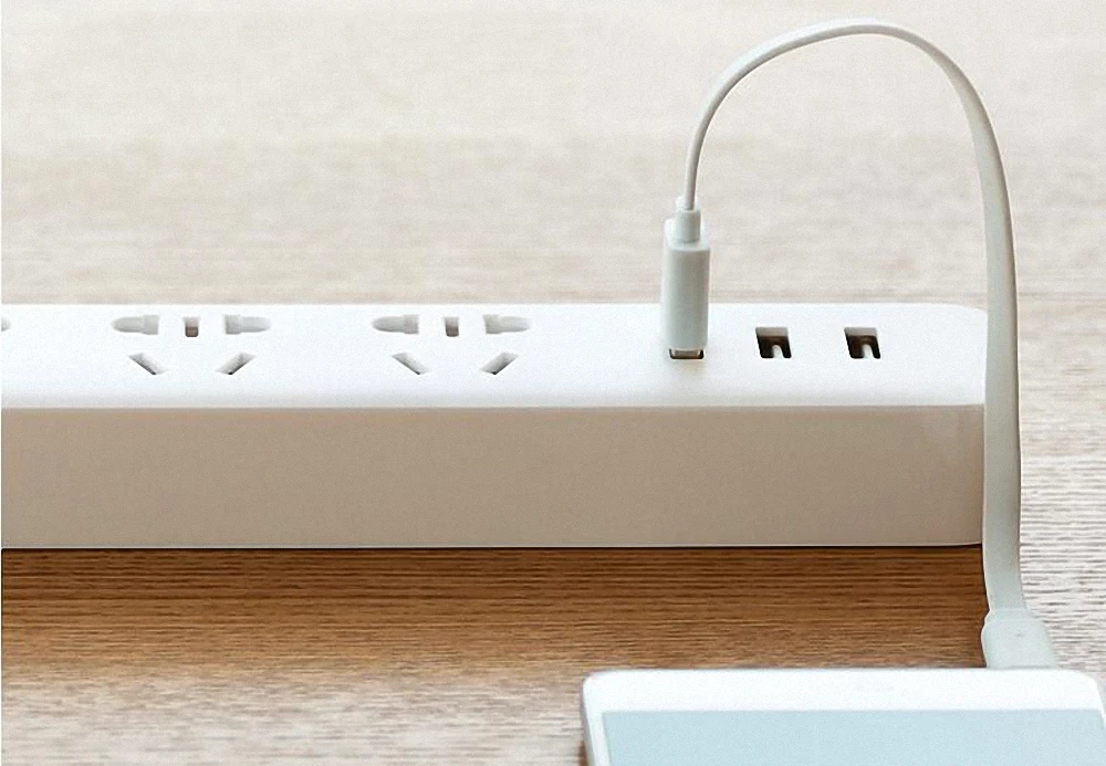 Xiaomi power Strip с 3 USB удлинитель Разъем многофункциональная Быстрая зарядка умная полоса питания 10A Прямая