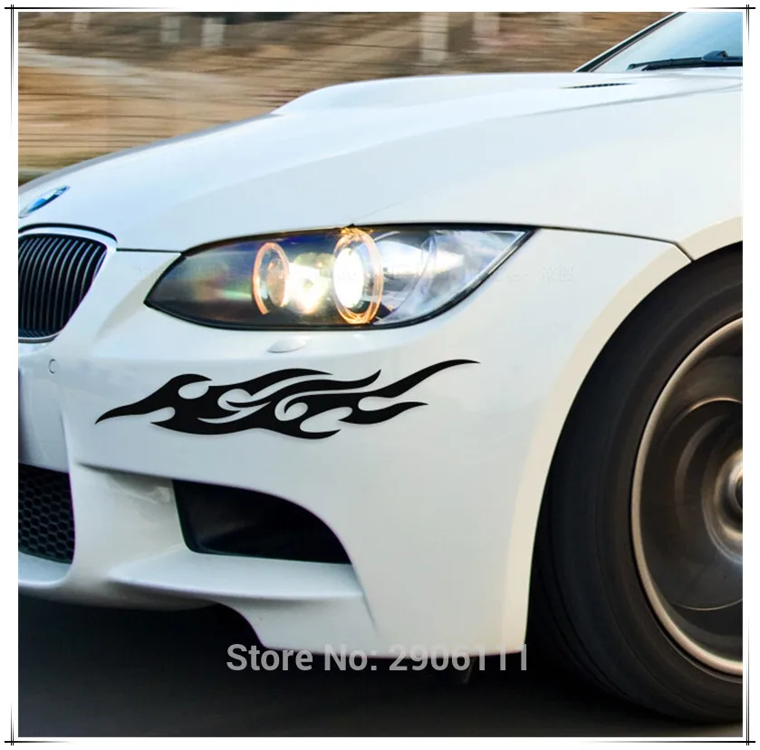 

Universal Car Sticker Styling Motorcycle Decal Accessories Auto Flame Fire for Ford mondeo kuga fiesta Focus2 3 ecosport fusion