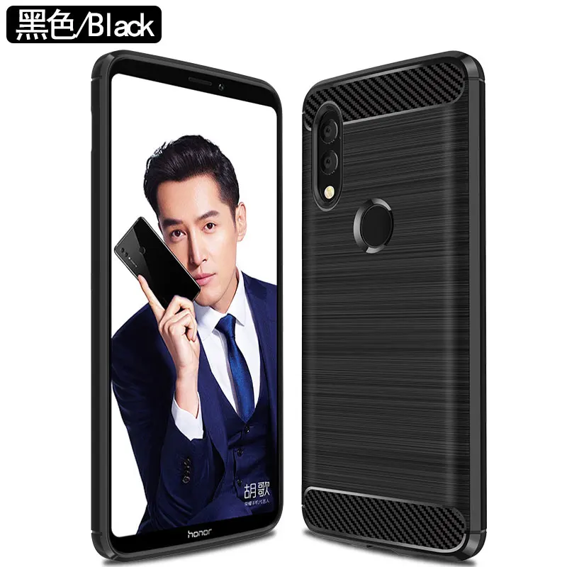 

huawei honor note 10 case new Luxury Slim Brushed Pattern Rugged Protective Back Cover TPU Silicone for huawei honor note 10