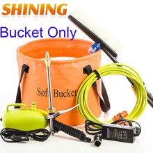 22 л многофункциональное складное ведро для воды, моющее ведро для автомобиля, для кемпинга, складное мягкое ведро для рыбалки, мойка для автомобиля