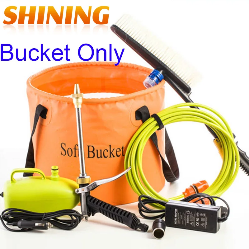 

22L Multi-functional Foldable Water Bucket Car Washing Wash Outdoor Camping Bucket Folding Soft Bucket For Fishing Car Washer