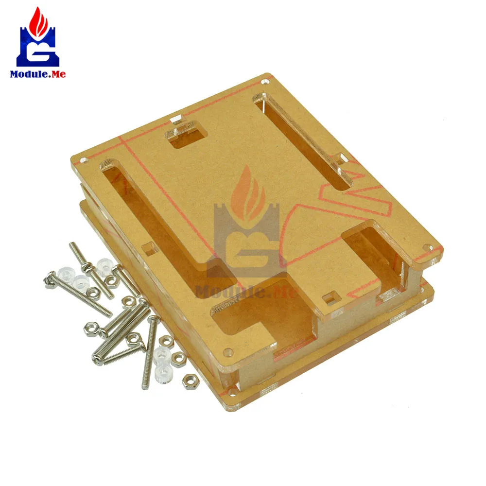 

Acrylic Clear Box Enclosure Transparent Case Shell For Arduino Uno R3 Board Module Diy Kit Electronic PCB Board Module