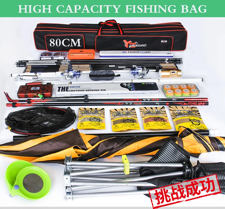 Difícil de Pesca de Alto Vara de Pesca Inverno Telescópica Portátil Pesca Super Carbono Lula Peixe Gear Grupo Titular 16 Pcs 8 Varas de pescar