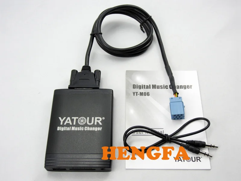 Yatour Car Digital Music Changer USB MP3 AUX adapter For Smart 450 Lancia lybra Fiat Bravo Marea 8-Pin grunding yt-m06