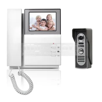 

DIYSECUR Video Door Phone Video Intercom Doorbell 4.3inch HD Indoor Monitor + 600 TVLine IR Night Vision Outdoor Camera