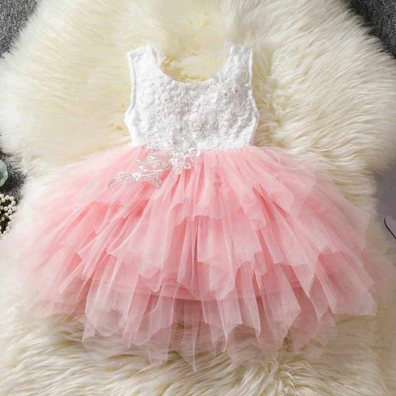 Летнее платье для маленьких девочек; праздничное платье-пачка принцессы для маленьких девочек; Одежда для девочек; Детские платья принцессы; платье для дня рождения, свадьбы