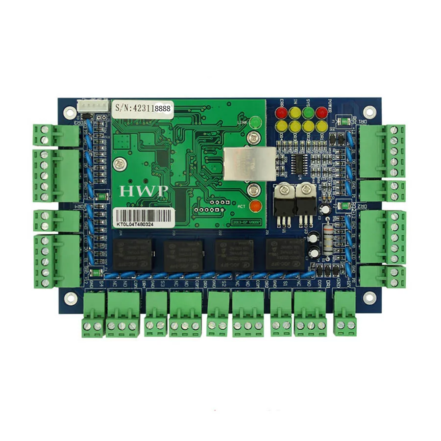 

Free shipping Four Doors Network Access controller TCP/IP access controller Four-door controller Multi-door access controller