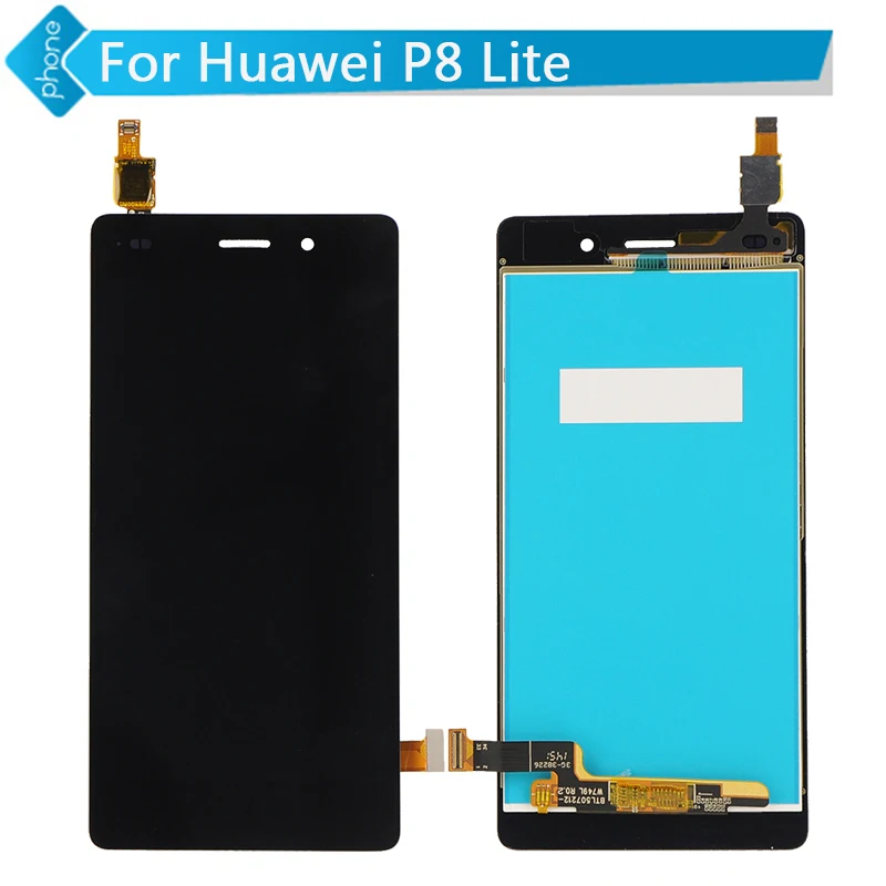 

5PCS/LOT For Huawei P8 Lite LCD Display Touch Screen Digitizer Assembly Black / White Free DHL