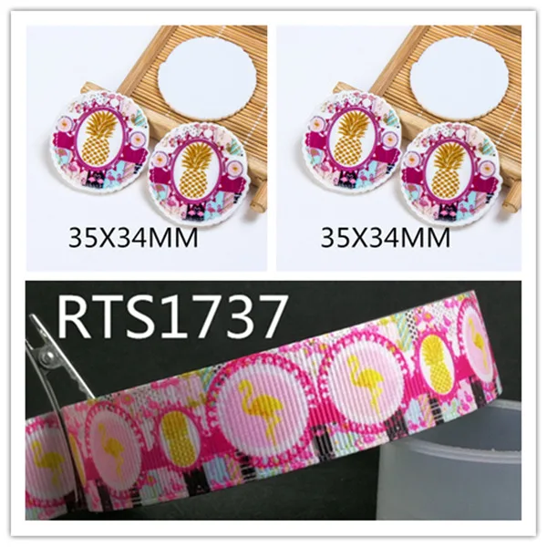 7/8inch 100yard ribbon and 100pcs resin 1 set printed cartoon RTS1737 | Дом и сад