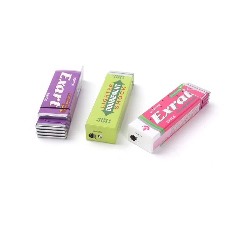 Aliexpress.com : Buy Creative Fire Chewing Gum Toy Cigarette Lighter ...