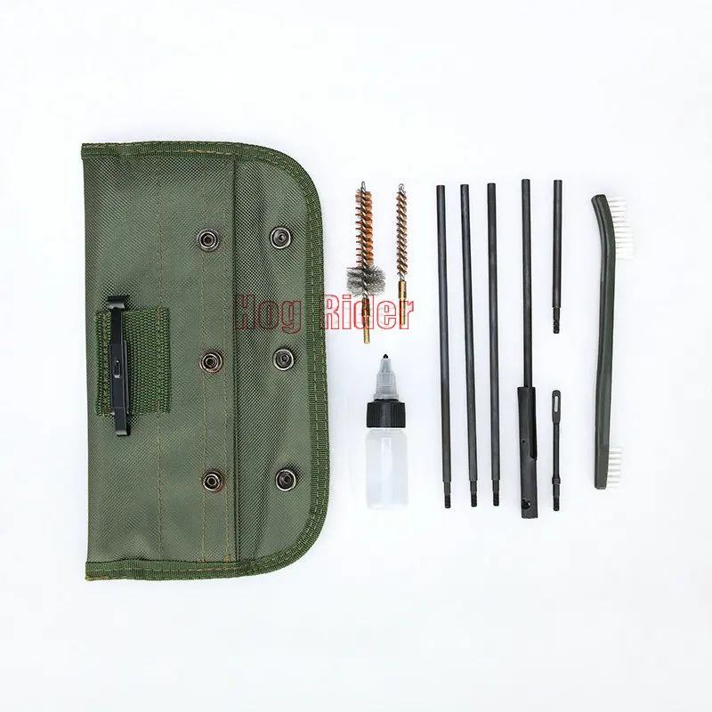 New Arrival 10 Piece .22 22LR .223 556 Rifle Gun Cleaning Kit Set Rod Nylon Brush Shotgun Cleaner for Hunting | Спорт и развлечения