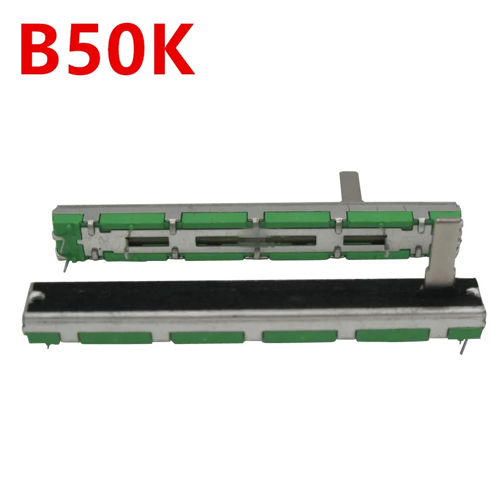 10 шт./LOTOriginal Behringer Soundcraft 7 5 см 75 мм B50KX2 двойной прямой скользящий потенциометр