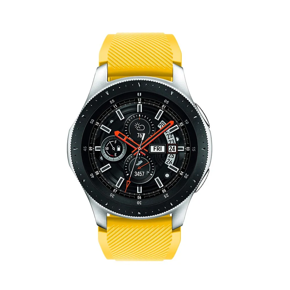 Ремешок для часов Xiaomi Huami Amazfit Pace/Stratos 2 2s/GTR силиконовый браслет смарт 46 мм 22