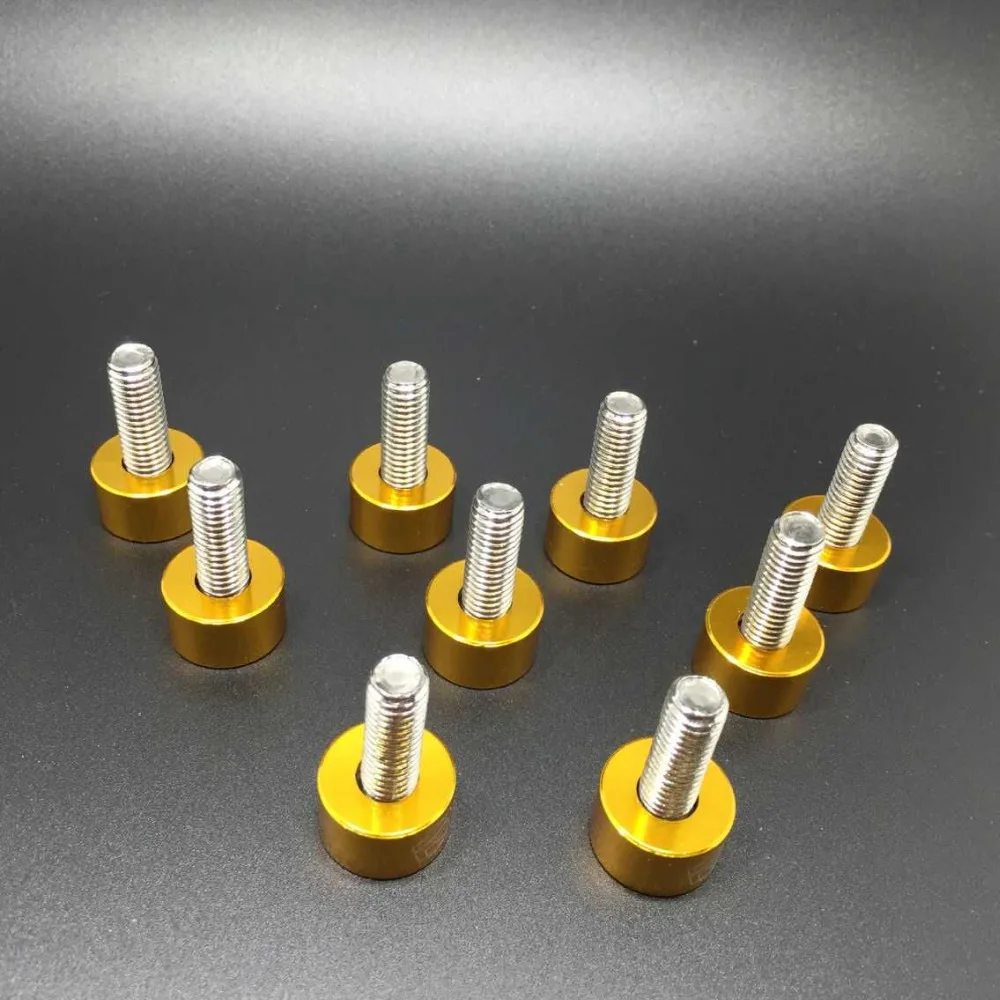 JDM style 8MM Golden Metric Header Cup Fender Washers Kit Various for