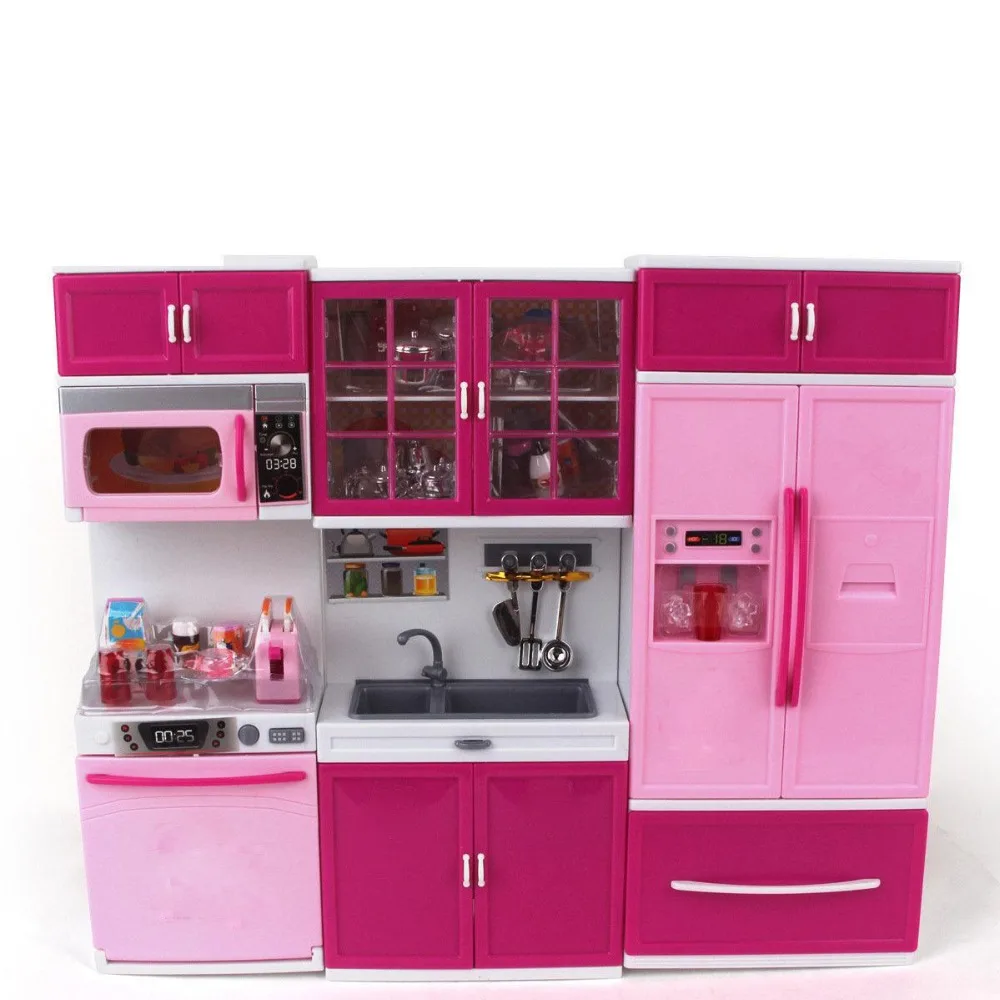  Kids Large Children /27s Kitchen With Sound And Light Girls Pretend Cooking Toy Play Set Pink Simul - 32852230476