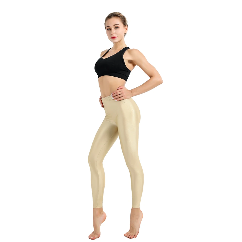 المرأة تجريب طماق عارضة لامعة لامعة يغطي الرجل الإناث اللياقة البدنية Leggins زائد حجم S-XL الأسود الصلبة الفلورسنت طماق المرأة تجريب طماق عارضة لامعة لامعة يغطي الرجل الإناث اللياقة البدنية Leggins زائد حجم S-XL الأسود الصلبة الفلورسنت طماق