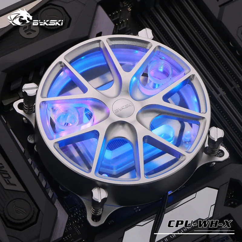 Водяной радиаторный блок Bykski для процессора INTEL LGA1150 1151 1155 1156 LGA2011 2066 X299 медный