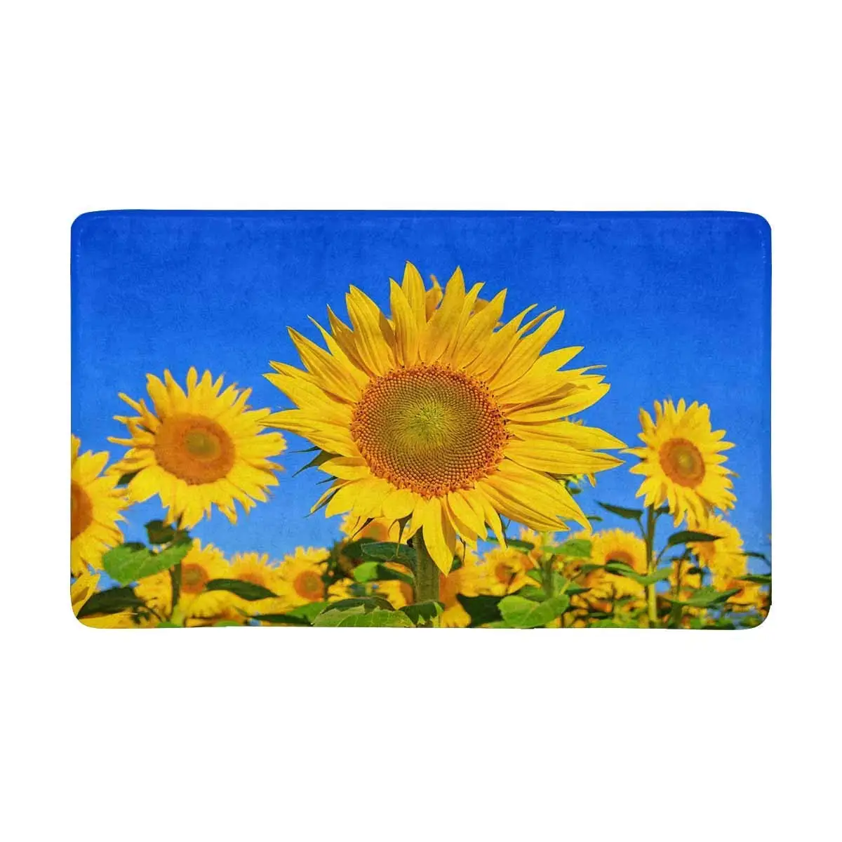 Sunflower Field Front Door Mat Doormat for Home, Indoor
