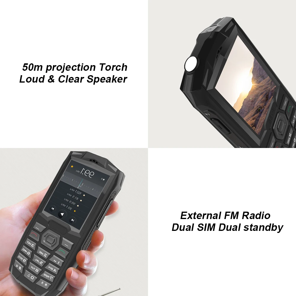 Blackview BV1000 IP68 tri доказательство 3000 мАч dual SIM двойной резервный громкий динамик