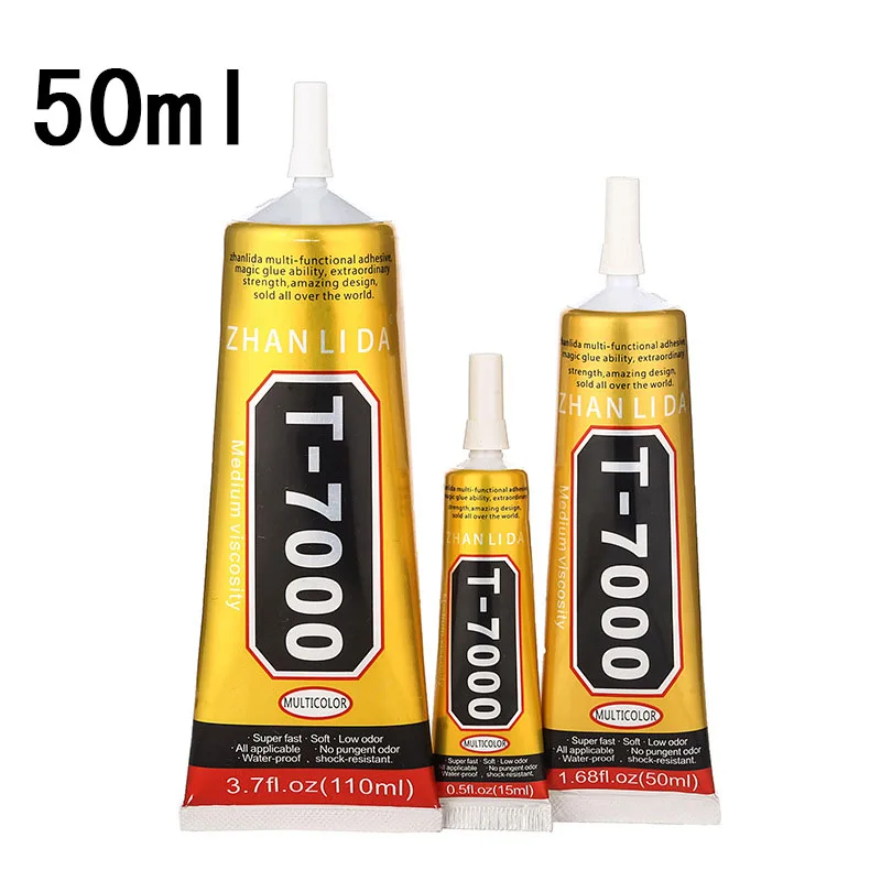 

50ml T-7000 more powerful new epoxy resin adhesive T7000 black liquid glue super sealant handset touch screen rack maintenance