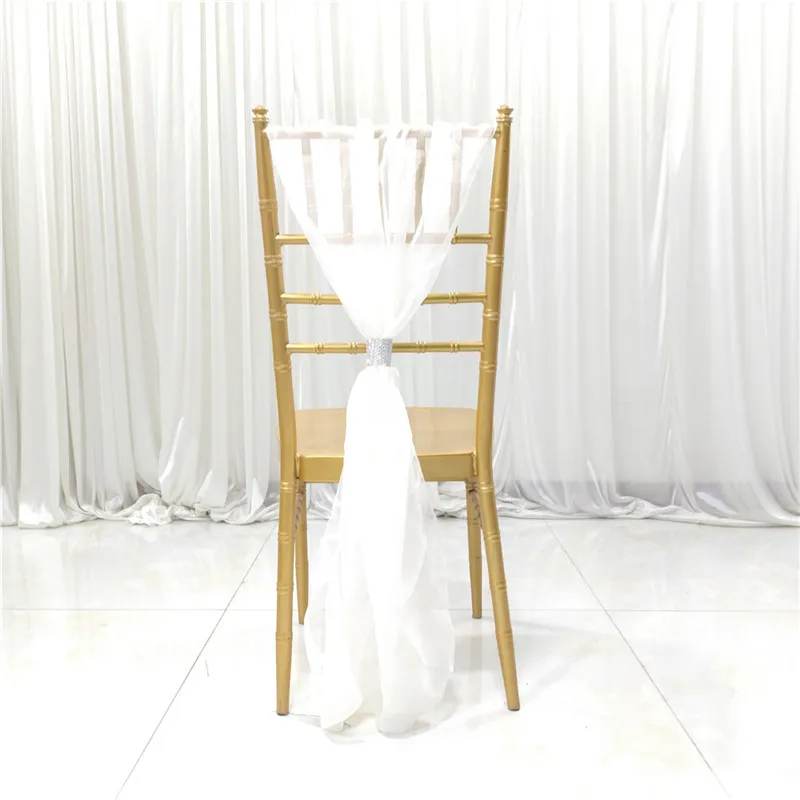New Chair Cover Fluffy Tutu Chair Skirt Bridal Shower Wedding Baby Shower Decoration Long Tulle High Chair Skirt PT69 (1)