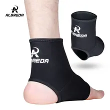 ALBREDA 1 шт., Спортивная поддержка лодыжки, футбол, баскетбол, бадминтон, спортивная защита, эластичный бандаж на щиколотку, защита от растяжения