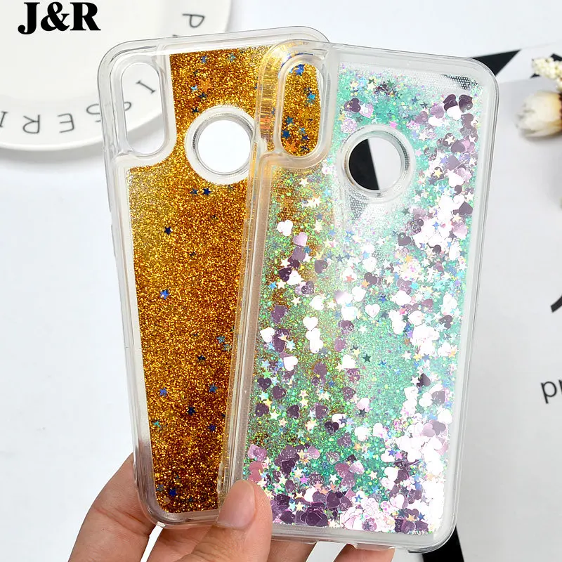 Case for Huawei P20 lite P 20 P20 PRO Cover Silicon Cases Bling Liquid Love Stars Quicksand Bags For Huawei Nova 3e P20 Lite