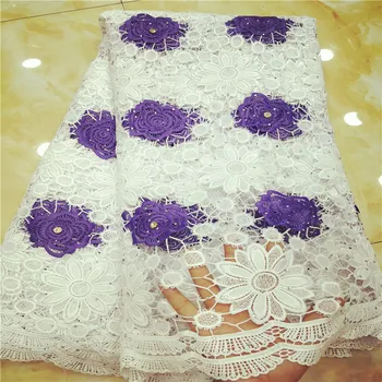 

Hot Sale African Cotton Swiss Voile Lace Fabric High Quality With Stones Swiss Voile Lace In Switzerland African Lace BK0019