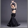 Rhinestones crystal belly dance suits!women performance show belly dance set senior 2pcs handmade belly dance satin set ► Photo 3/6