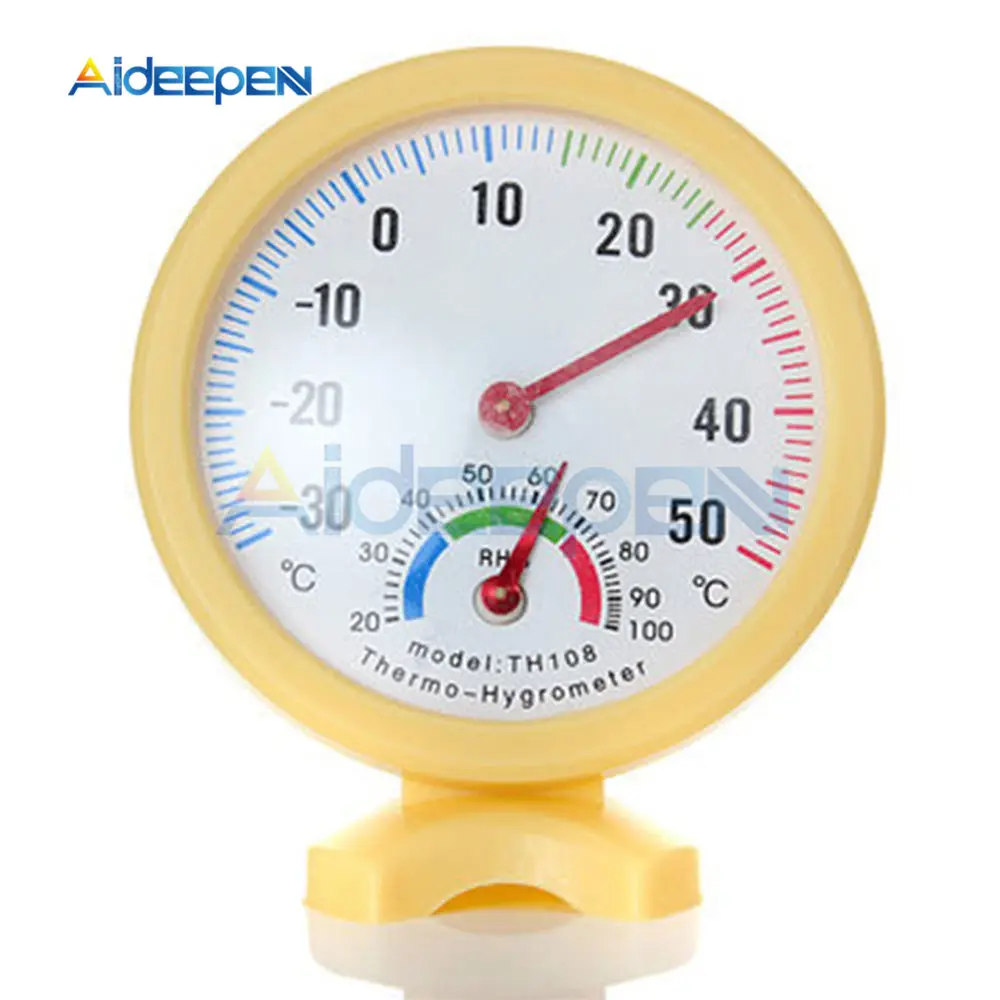 Wall Hung Thermometer Hygrometer Temperature Humidity Indoor Outdoor Office BE