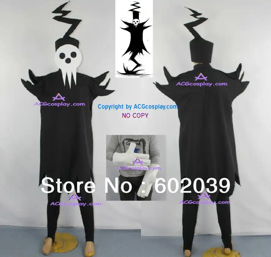 Soul Eater Shinigami Sama Cosplay Costume Include Super Big Gloves And Mask Prop Good Quality Cosplay Costume Soul Eatercostume Costume Aliexpress Soul Eater Shinigami Sama Cosplay Costume Include Super Big Gloves And Mask Prop Good Quality Cosplay Costume Soul Eatercostume Costume Aliexpress