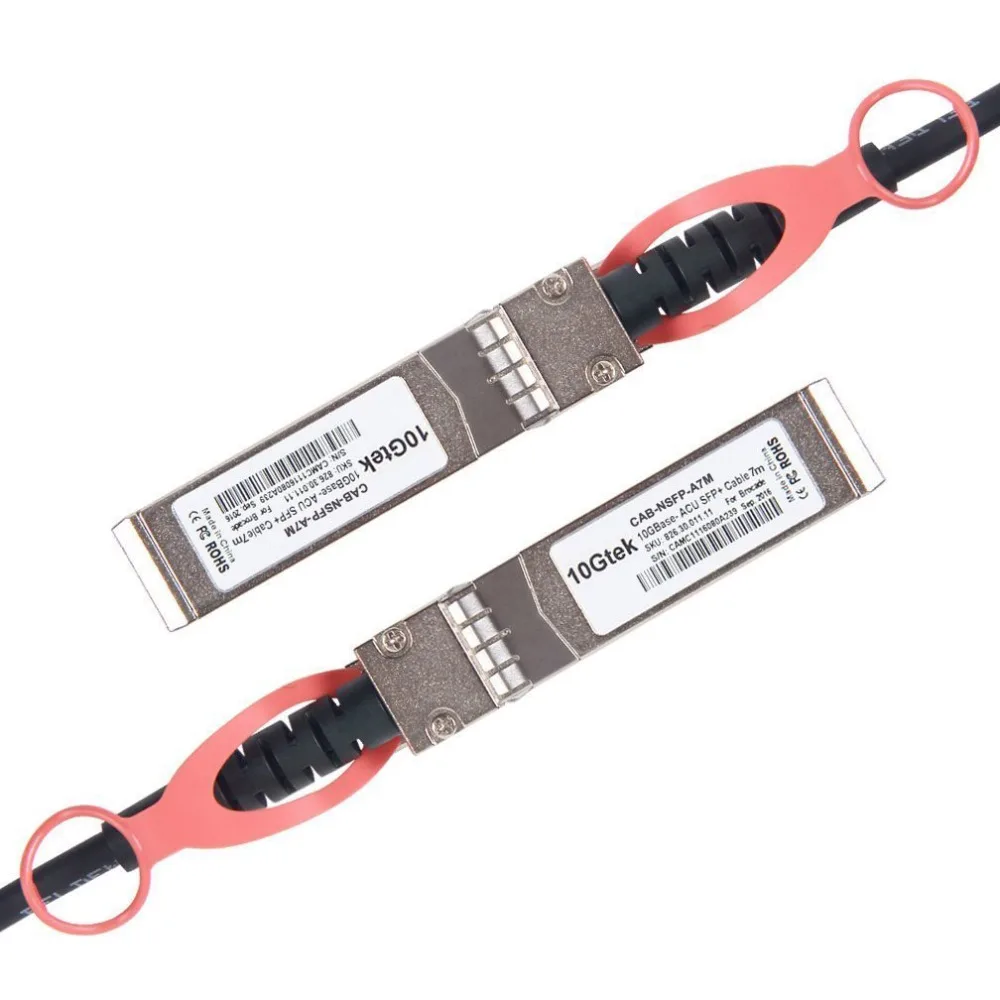 10Gtek для SFP-H10GB-ACU10M 10G SFP+ DAC Cable-10GBase-CR 10M активный прямой прикрепить медь Twinax SFP+ кабель, 28AWG