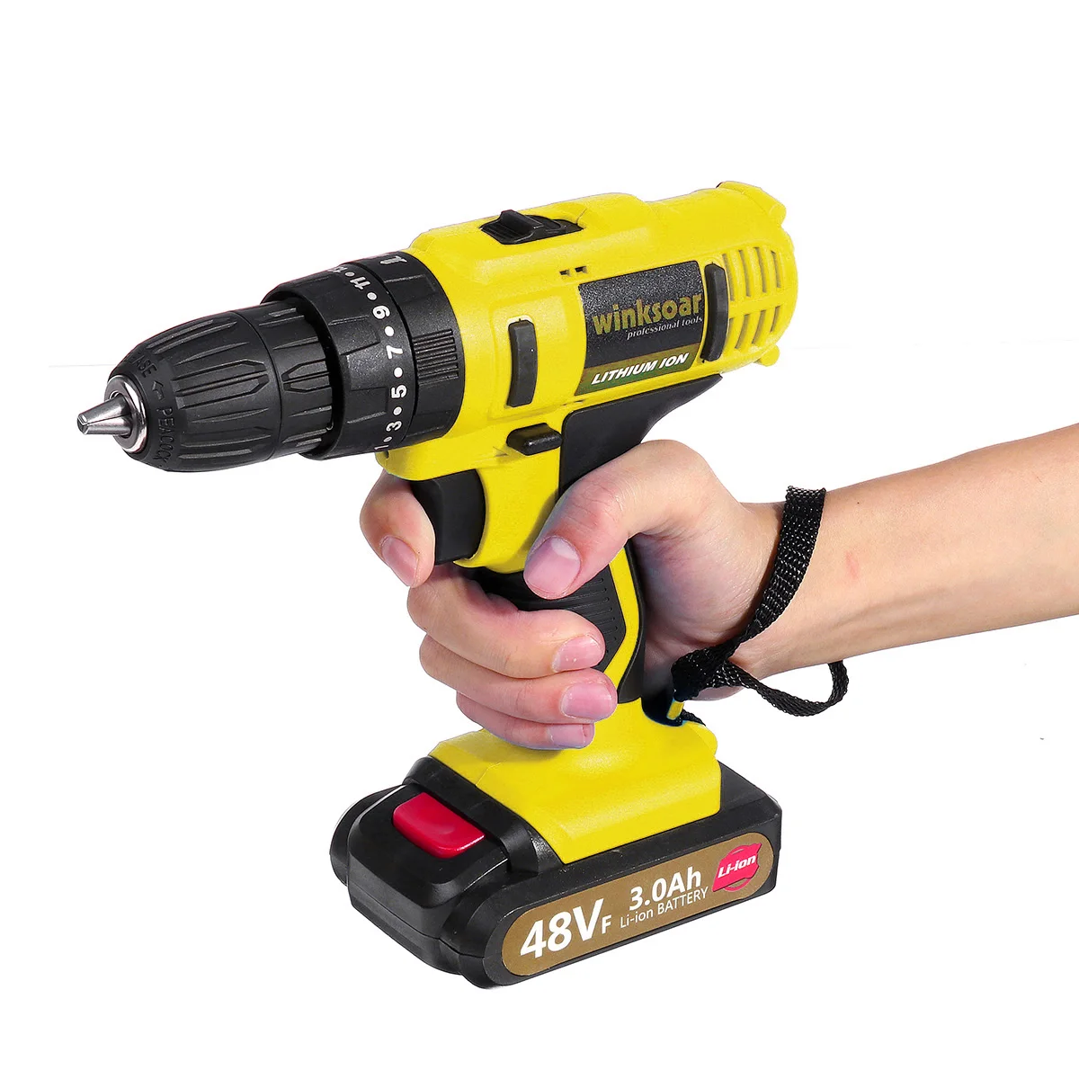 

Cordless Electric Drill 48V Screwdriver Mini Drill Li-ion Battery Rechargeable High Torque LED Lights Home DIY Drill Power Tools