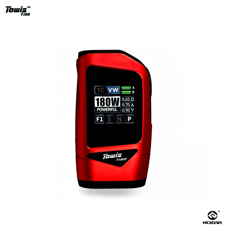 Original Hcigar towi T180 Mod 18650 pantalla táctil Mod salida 5-180 W TFT Color pantalla e-cigarrillo Mod Fit RDA 510 Vape - 6