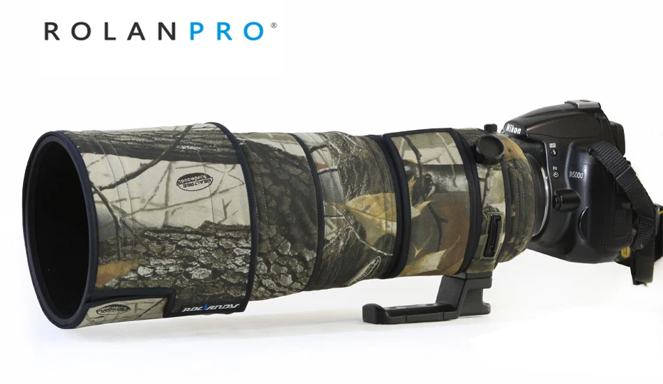 ROLANPRO Lens Camouflage Coat Rain Cover for Nikon