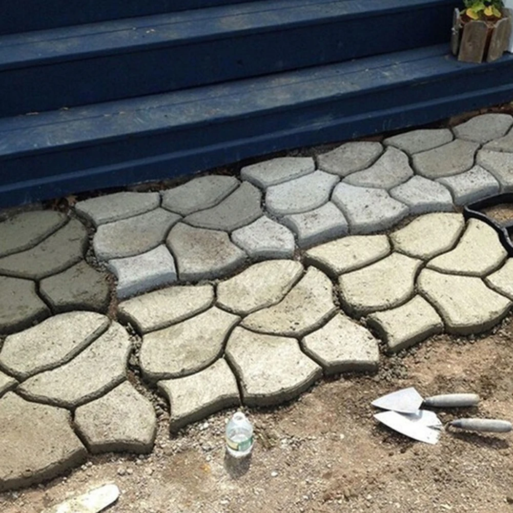 форма для бетонных дорожек. садовые дорожки из цемента. тропинки на даче из цемента. дачные дорожки из цемента. цемент для дорожек на даче.