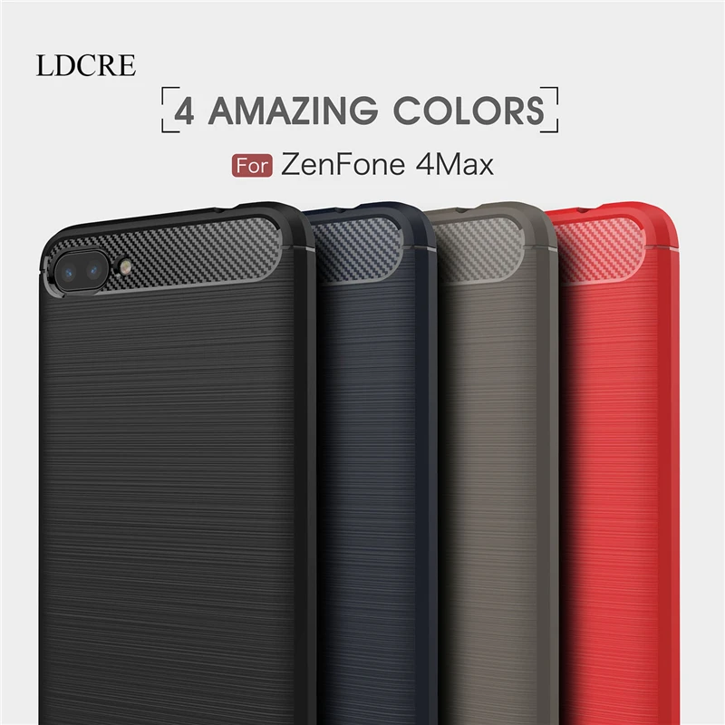 

For Case Asus Zenfone 4 Max Cover Silicone Rubber Soft Cover for Asus Zenfone 4 Max Case for Asus ZC520KL Phone Bag Case LDCRE