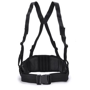 

Tactical MOLLE Padded Belt Mens Airsoft Combat Suspender Adjustable Hunting Waist Support Army Military Belts